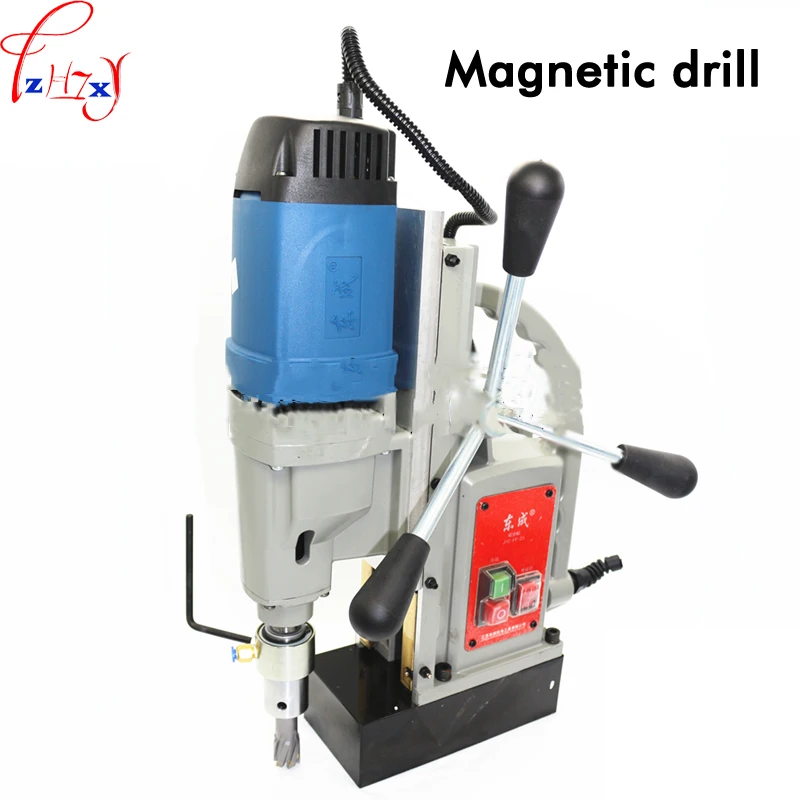 

Magnetic Block Drilling J1C-FF-23 Desktop Drill Hole Electric Magnetic Drilling Machine Can Be Used For Drill Bit 220V 1PC