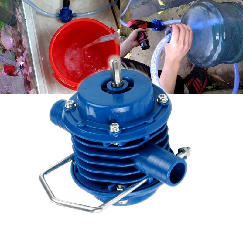 Waterpomp Zware Zelfaanzuigende Hand Elektrische Boor Pomp Huis Tuin Centrifugaal Boot Pomp Hoge Druk Waterpomp