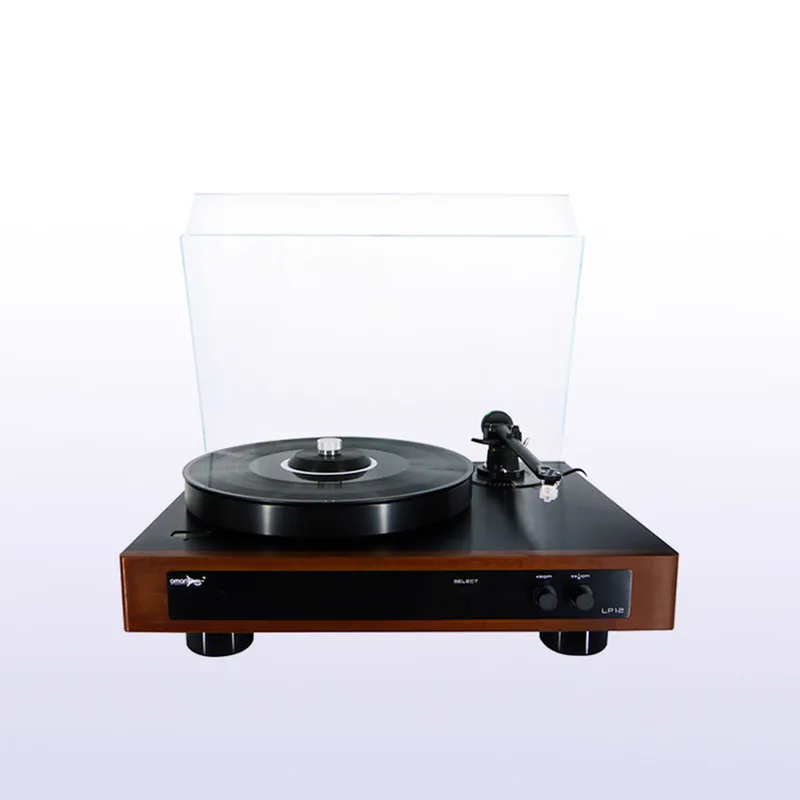 Amari vinyl record player LP-12s magnetic levitation turntable with tonearm cartridge, sing-and-play disc suppression governor