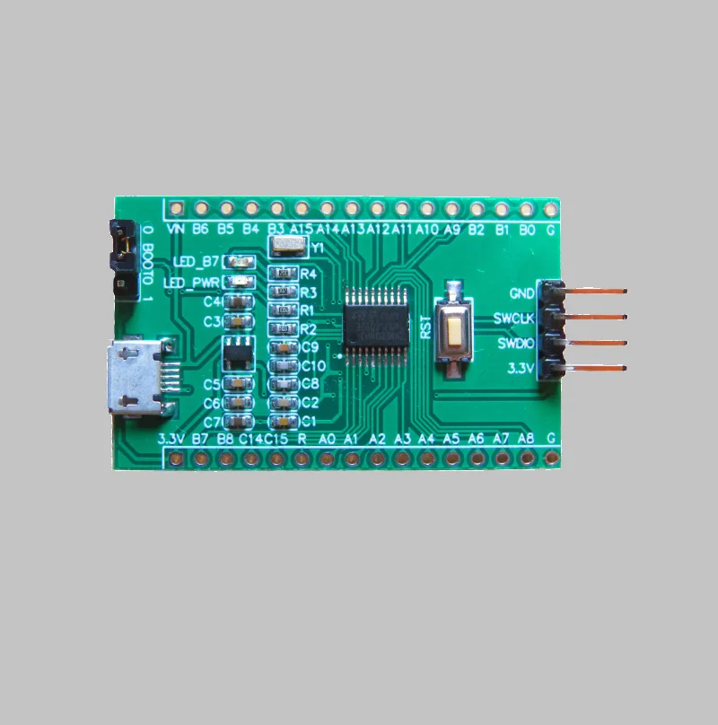 STM32G030 الأساسية مجلس Stm32g03f6p6 الحد الأدنى لنظام Cortex-M0 + منتج جديد G0 مجلس التنمية