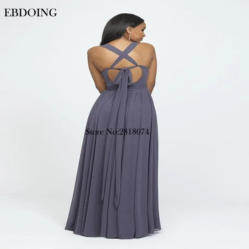 New Arrive Bridesmaid Dresses V-Neck Neckline A-line With Shoulder Straps Robe De Soiree Floor-length  Wedding Party Dresses