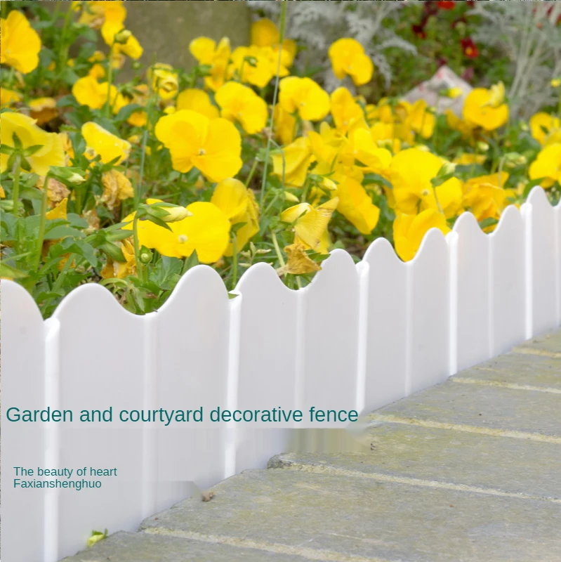 Garden Fence Fence Garden Free Splicing Plastic Small Fence Decoration Outdoor Gardening Soil Retaining Partition Fence