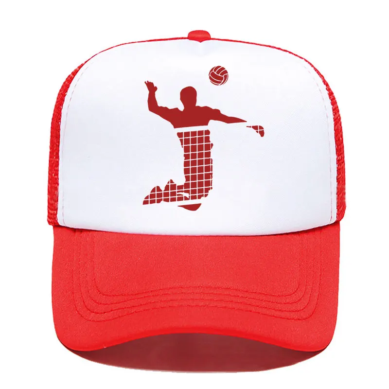 Men woman Unisex Baseball Cap Volleyballer Outdoor Sun Hat Adjustable Sports caps in Mesh Hat