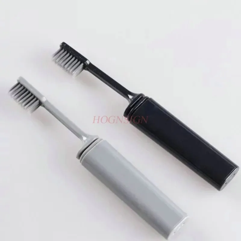 travel toothbrush Folding toothbrush bamboo charcoal soft hair easy to carry travel travel standing simple toothbrush can