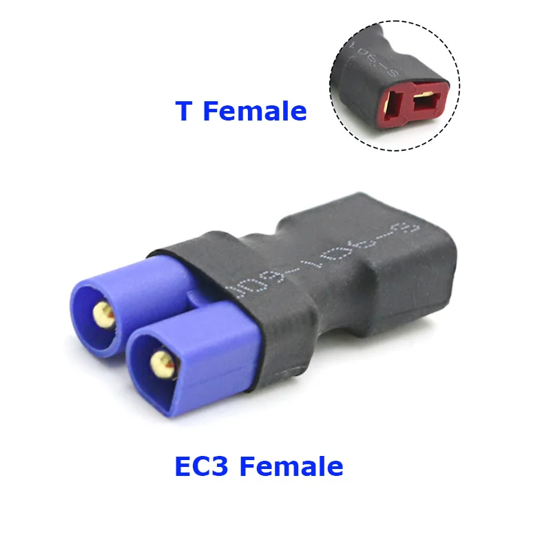 2er-Set Adapter XT30 XT60 XT90 Traxxas T-Stecker Deans EC5 EC3 Buchse auf Stecker HXT 4MM Steckverbinder RC Lipo Akku Steuerungsteile DIY – Detail 20