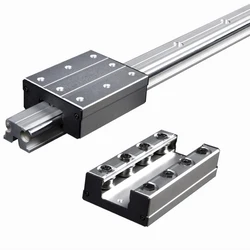 Frees hipping 1pcs External dual-axis linear guide slider LGD8 linear rail or LGB8 linear guide slider for CNC linear rail