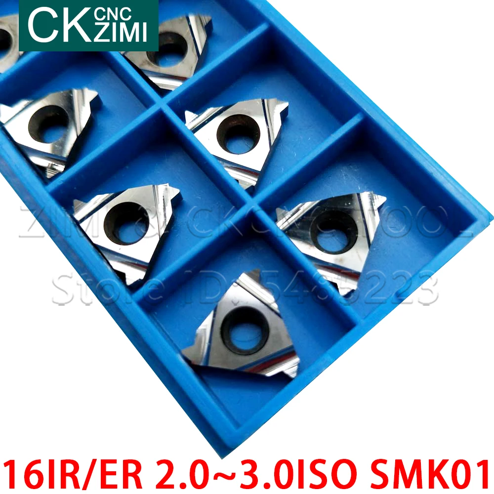 16IR 16ER 2.0ISO 2.5ISO 3.0ISO SMK01 Carbide Lắp Bên Trong Cùng Đường Chỉ May Dụng Cụ Xoay CNC Công Cụ Carbide Biến Lắp Cho Nhôm