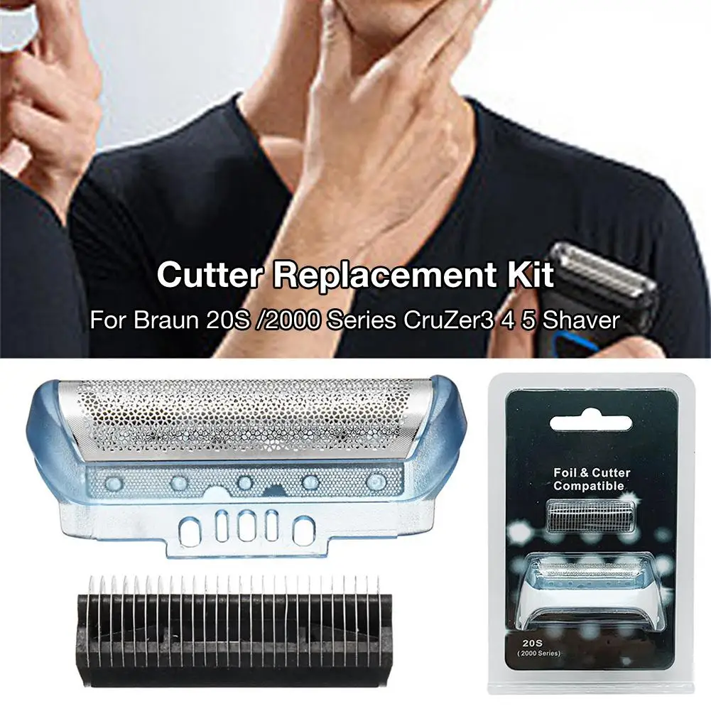 For Braun 20S/2000 Series CruZer3/4/5 Shaver Cutter Replacement Kit Braun Cutter Head Accessories For FreeControl CruZer Face