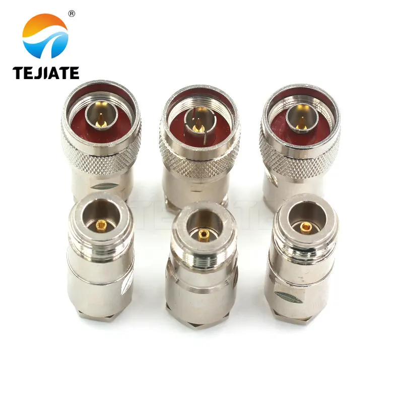 Cabezal de conexión RF, tornillo exterior, Agujero interior, N-J-3-5-7, N-K-3-5-7, Pin interior, adaptador ensamblado, 1 ud.