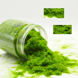 150ML Yellowish Green Grass Powder For MiniatureBuilding  Architecture Sandtable Grassmat Scene Layout Material Diorama Kits