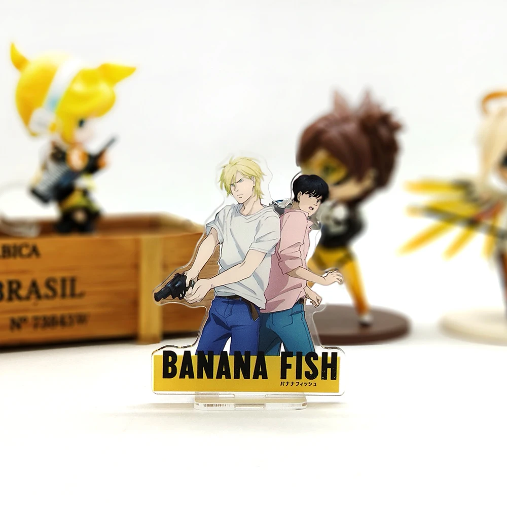 BANANA FISH Ash Okumura Eiji acrylic stand figure model plate holder cake topper anime