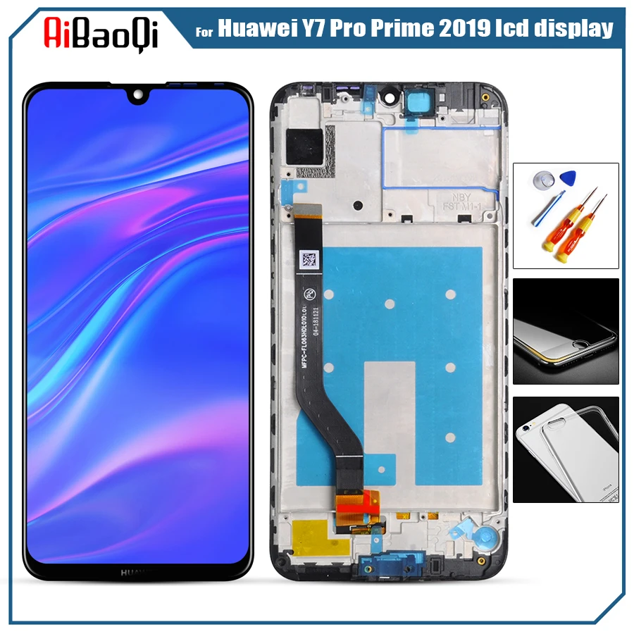 

Original 6.26" for Huawei Y7 Pro Prime 2019 LCD Display Touch Screen Digitizer Assembly LCD Display TouchScreen Repair Parts