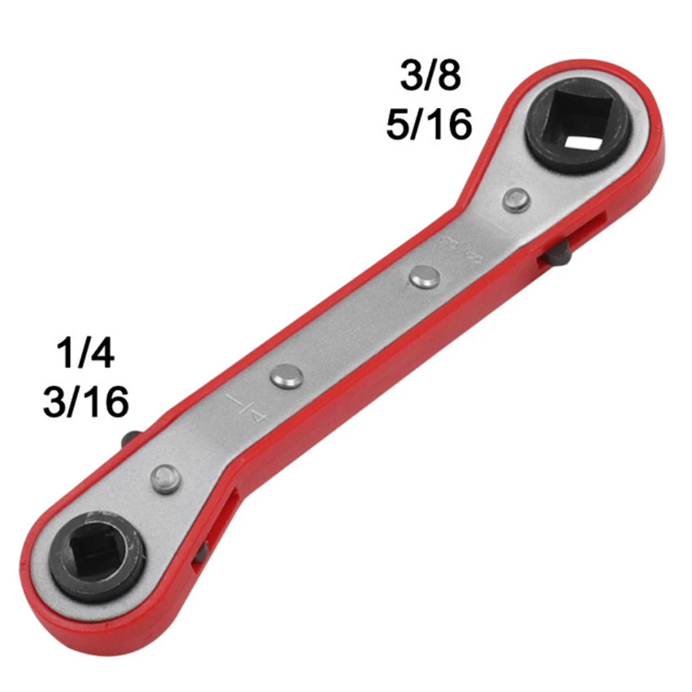 Imagem -06 - Dupla Cabeça Praça Ratchet Wrench Household Desmontagem Parafuso Multi-function Válvula de ar Condicionado Ferramenta de Reparo do Carro