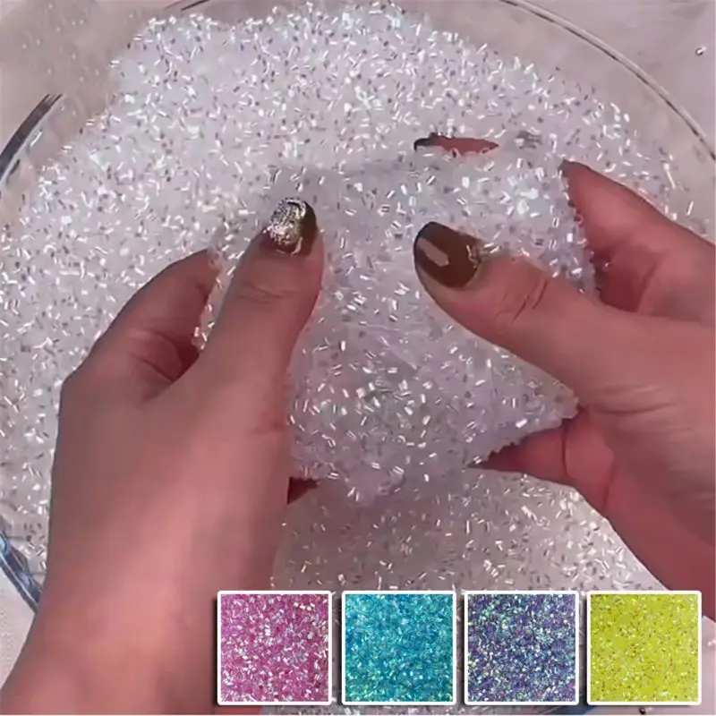 10 gr/paket Schleim Sound Streusel Perlen Asmr Schleim Supplies Charms Zubehör Für Flauschigen Schlamm Lehm