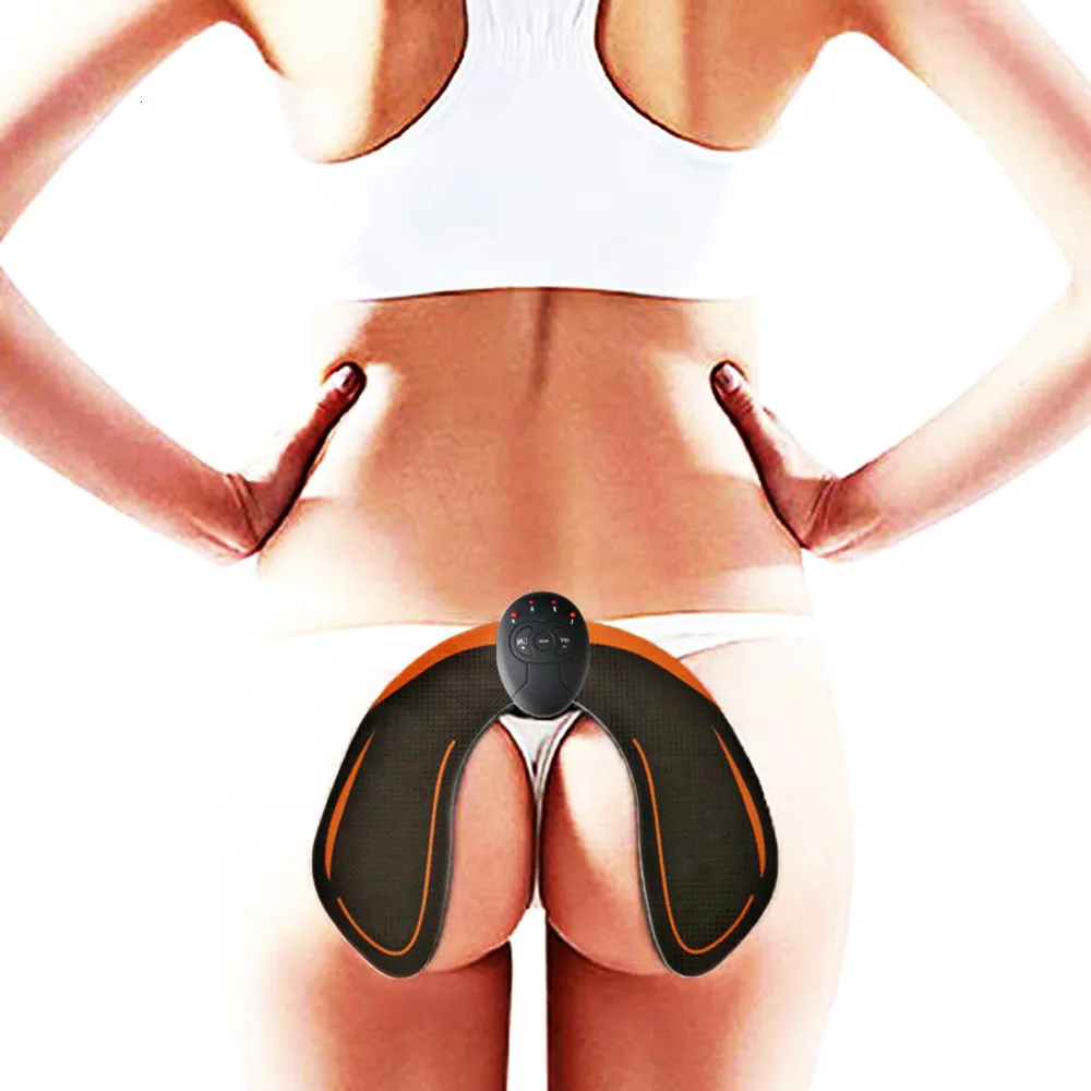 EMS Wireless Smart Muscle Stimulator Abdominal Trainer Hip Trainer Buttocks Butt Lifting Slimming Massager Body Shaping lady