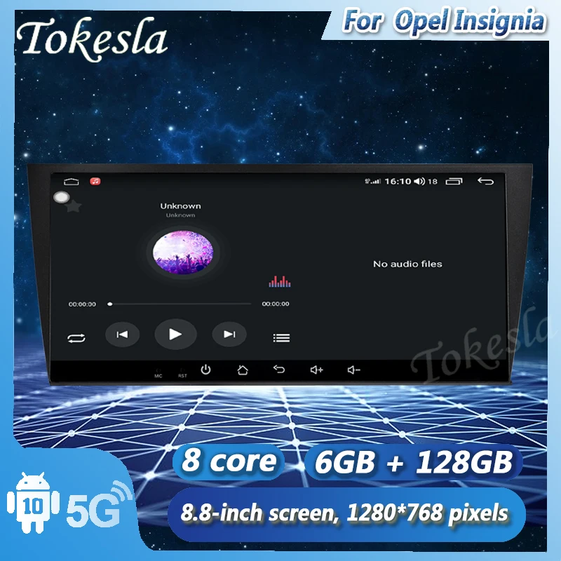 

Tokesla Android 11 Car Radio Audio DVD navigator Intelligent Central Multimedia player Screen System For Opel Insignia 2003-2008