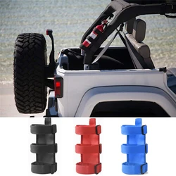 Car Roll Bar Fire Extinguisher Holder Car Accessories Fire Extinguisher Mount Strap for Jeep Wrangler TJ JK JL 97-18