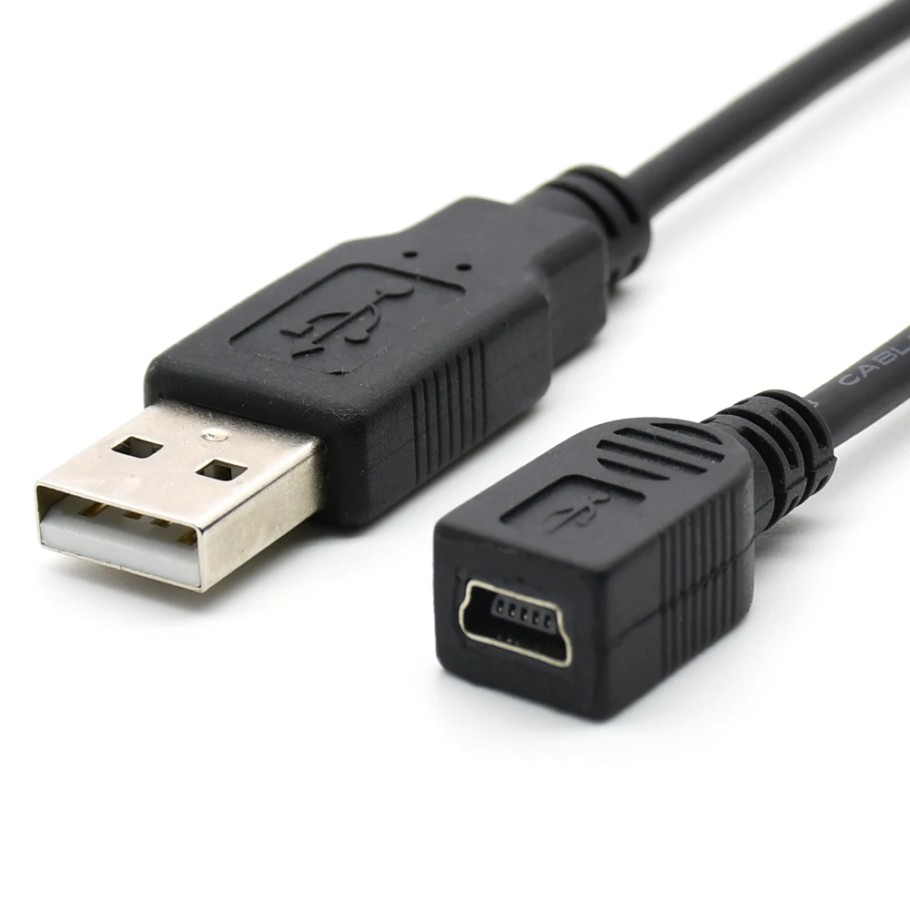 

USB2.0 A male to MINI USB female extension cable 25cm