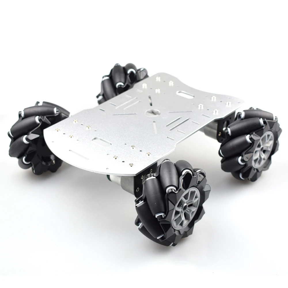 15KG obciążenia 4WD 96mm Mecanum koła robota zestaw podwozia samochodowego z DC 12V silnik kodera dla Arduino Raspberry Pi DIY projekt macierzystych zabawki