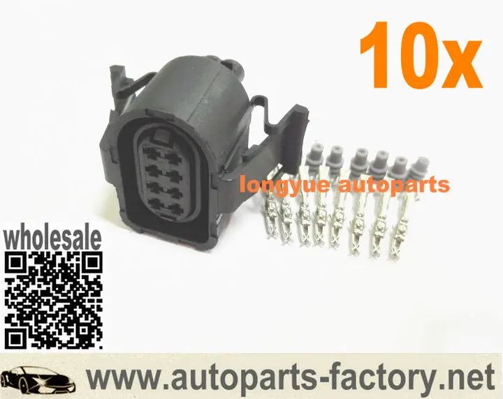 

Longyue 10pcs 8 pin Female Plug 3A0 973 714 Repair Connector kit 3A0973714