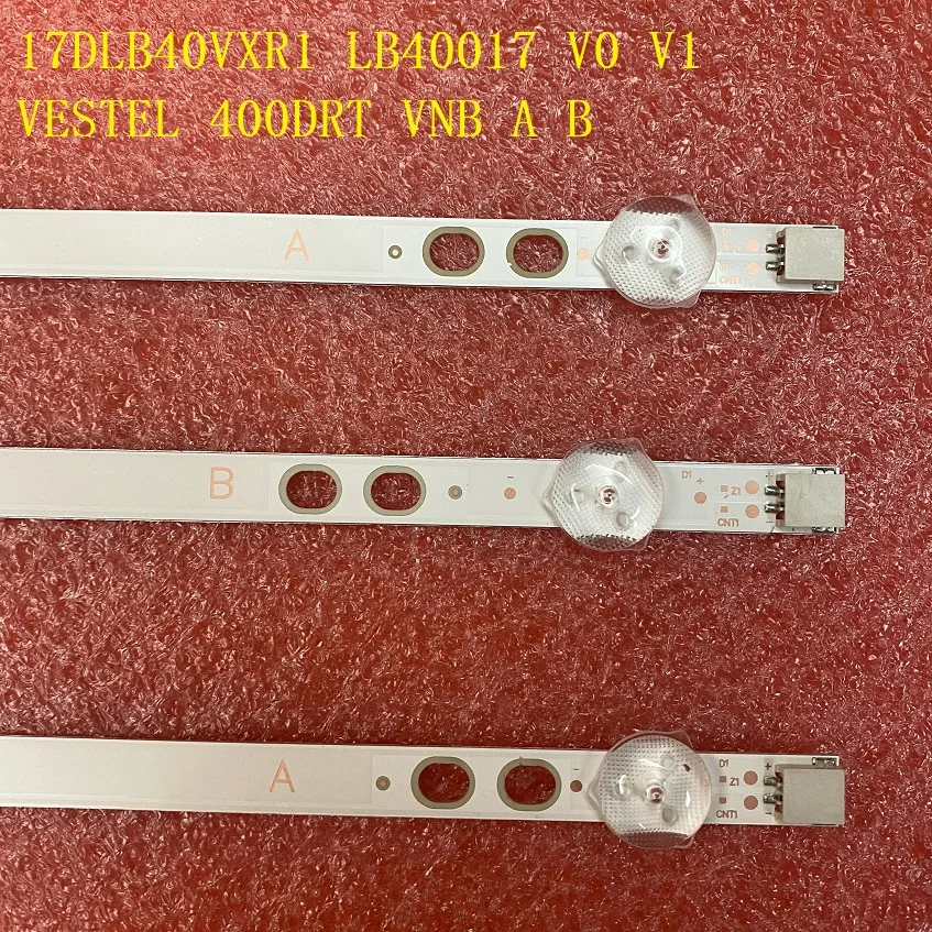 3 pièces bande de rétroéclairage LED pour Panasonic TX-40C200E Toshiba 40L3653DB 40L1653DB Vestel 400DRT VNB A B LB40017 V0 V117DLB40VXR1