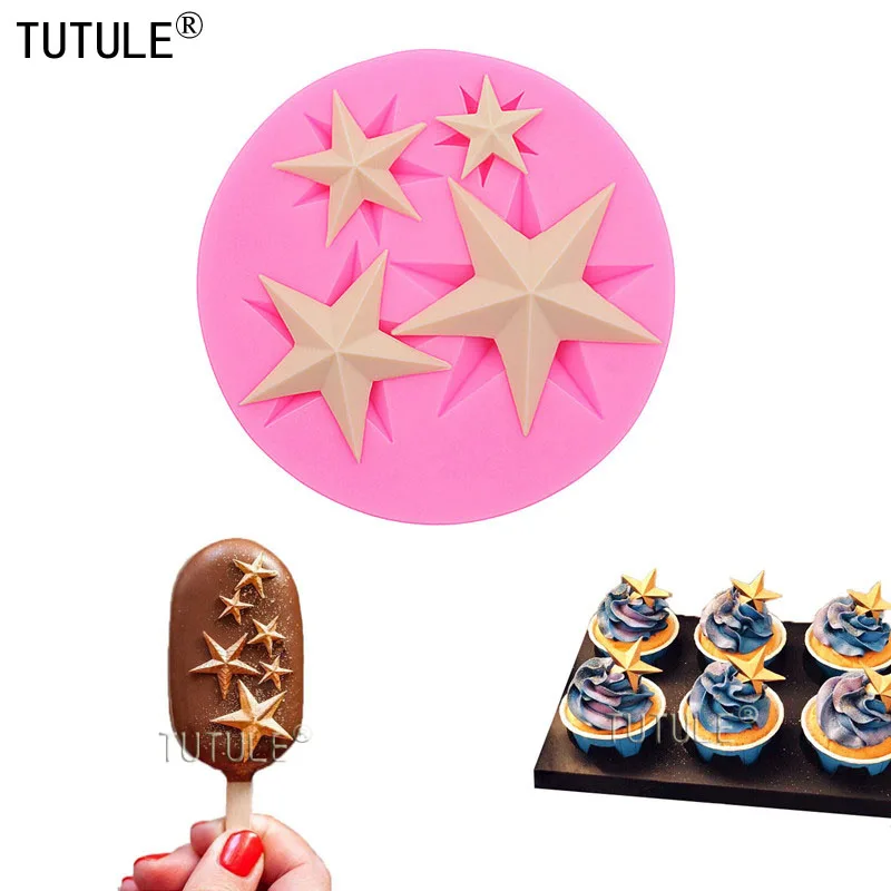 

Stars rubber Flexible Food Safe Mold,Lone Star Silicone Mold Chocolate Mold Resin Polymer Clay Mold,Silicone Flexible Mold