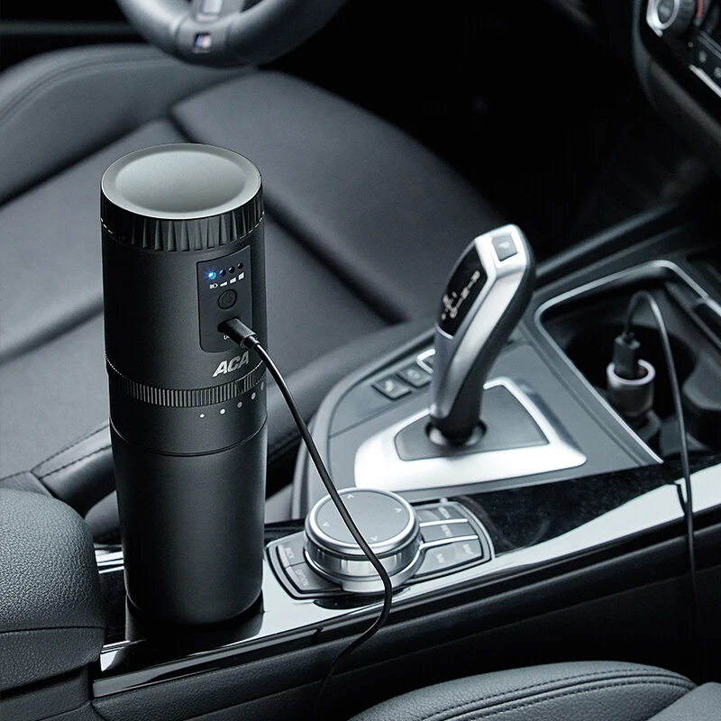 ماكينة صنع القهوة المحمولة طاحونة سيارة USB مسحوق القهوة الكهربائية ماكينة