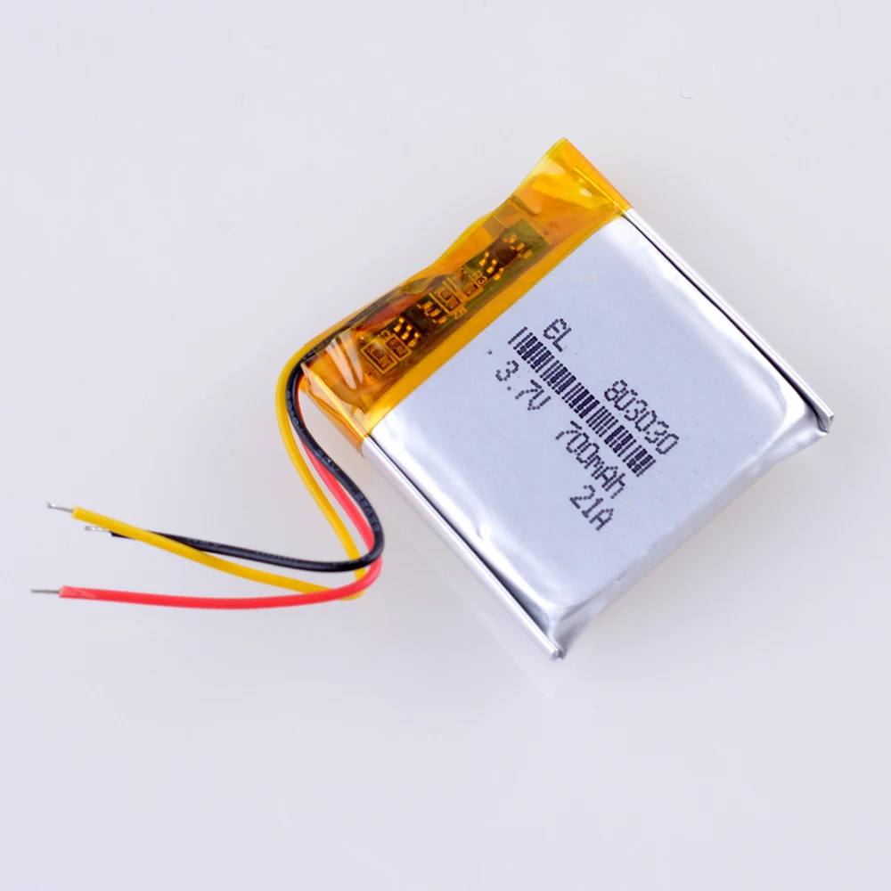 3 linia 753030 3.7V 700mah 803030 uniwersalna bateria litowo-jonowa zainstalowana w słuchawkach JBL E45 GBL światło rowerowe