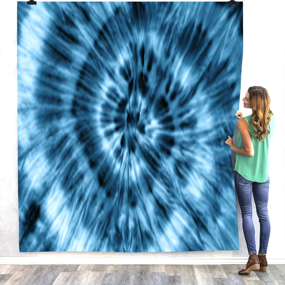 Tie dye psychedelic Fleece Blanket 3D full printed Wearable Blanket Adults/kids Fleece Blanket Sherpa Blanket Drop Shipping 10