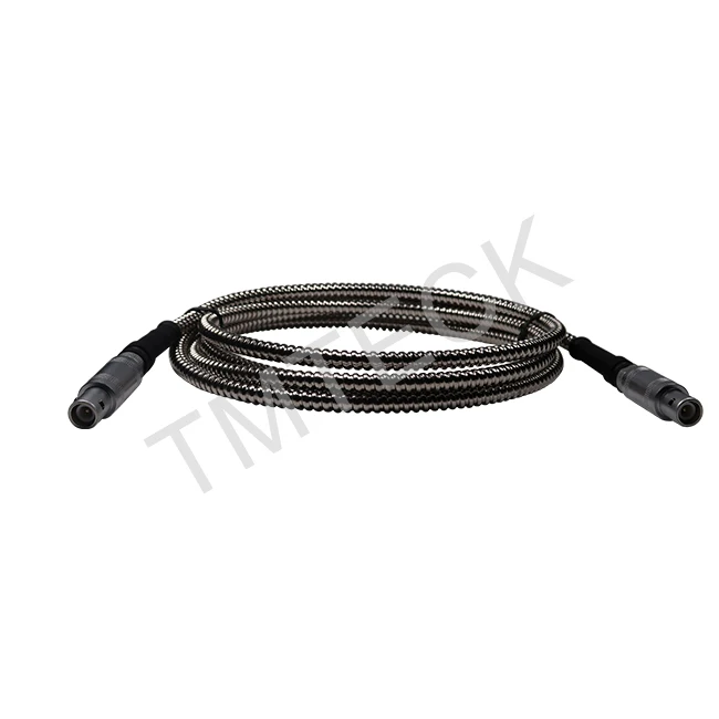 Flexível Proteção Blindagem Ultrasonic Cabo Sonda Blindada Compatível com Estilo Lemo 00-lemo00 Aço Inoxidável