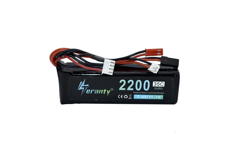 Teranty 11.1V 2200mAh LiPo Battery for Walkera DEVO 7 DEVO 10 DEVO12E F12E WFLY9 RadioLink AT9 AT10 Transmitter 3S 11.1v Battery