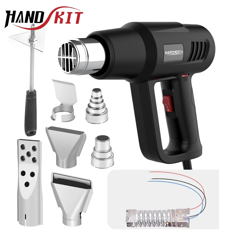 2000W Heat Guns Adjustable Temperature Professional Shrink wrapping Hot Air Gun Portable Home Repair Welding Tool