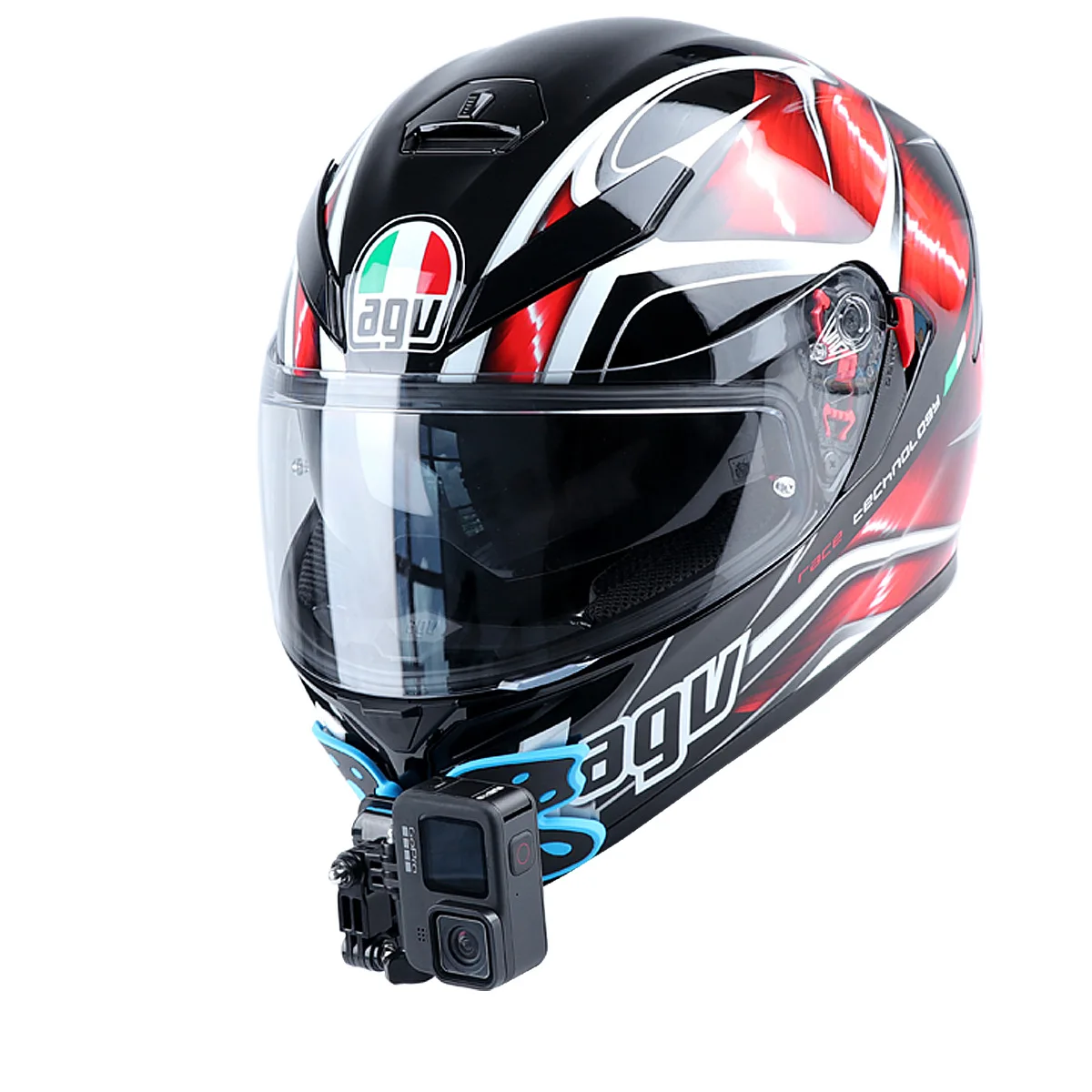 Untuk gopro 13 Accesorios helm baru kepala sabuk berkendara penyesuaian dudukan kupu-kupu dasar untuk Go Pro hero Insta360 DJI kamera aksi