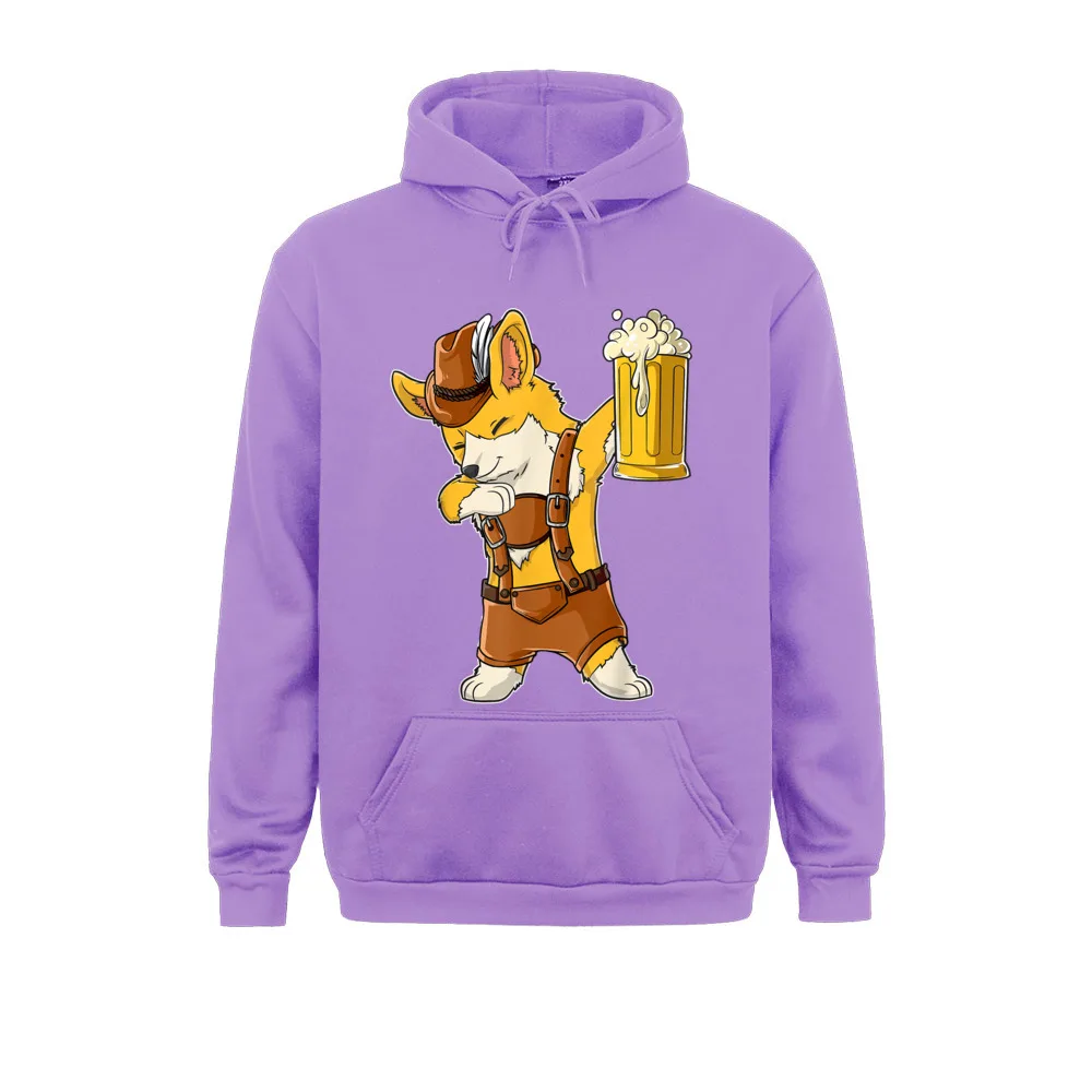 Long Sleeve Hoodies Labor Day Men Sweatshirts Dabbing Corgi Oktoberfest Lederhosen Men Prost Beer Printed On Clothes Harajuku