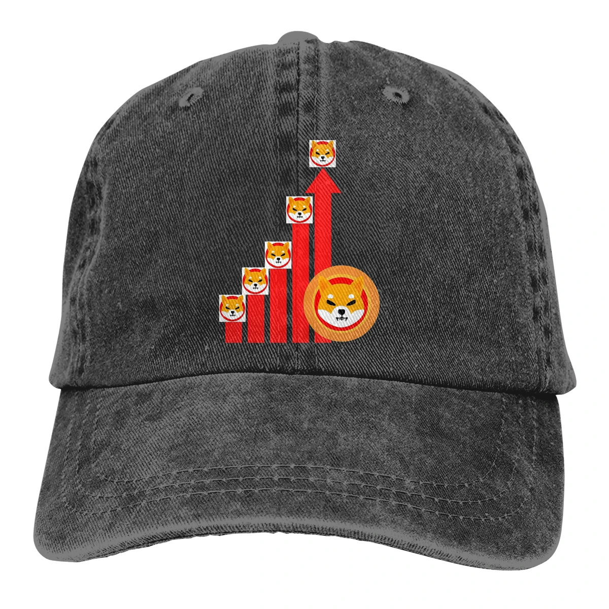 SHIB Shiba Inu Token Meme Coin Baseball Cap Men Shib Coin Shiba Funny Crypto Caps colors Women Summer Snapback Caps