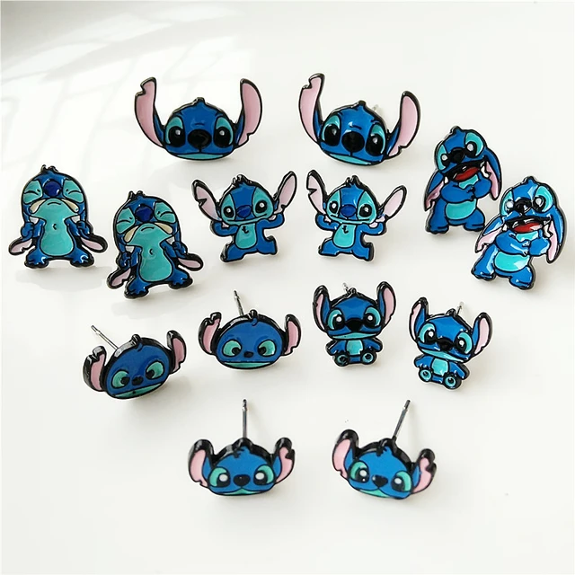 Disney stitch earrings store