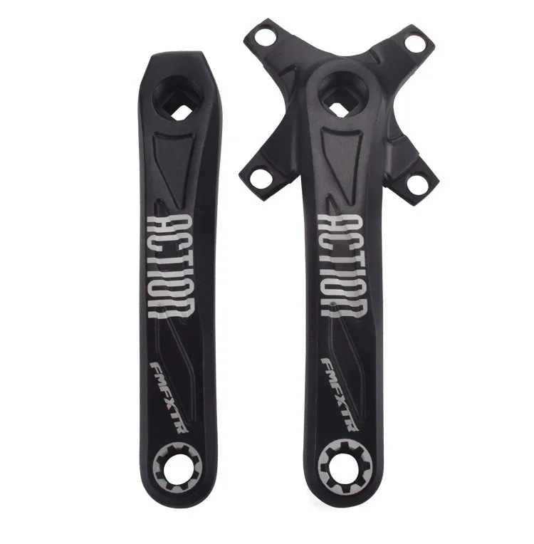 Mountain Bike Crankset, Aluminum Alloy Bicycle Crank, Square Hole, Change, Single High Quality, 170mm, 172.5mm, 175mm