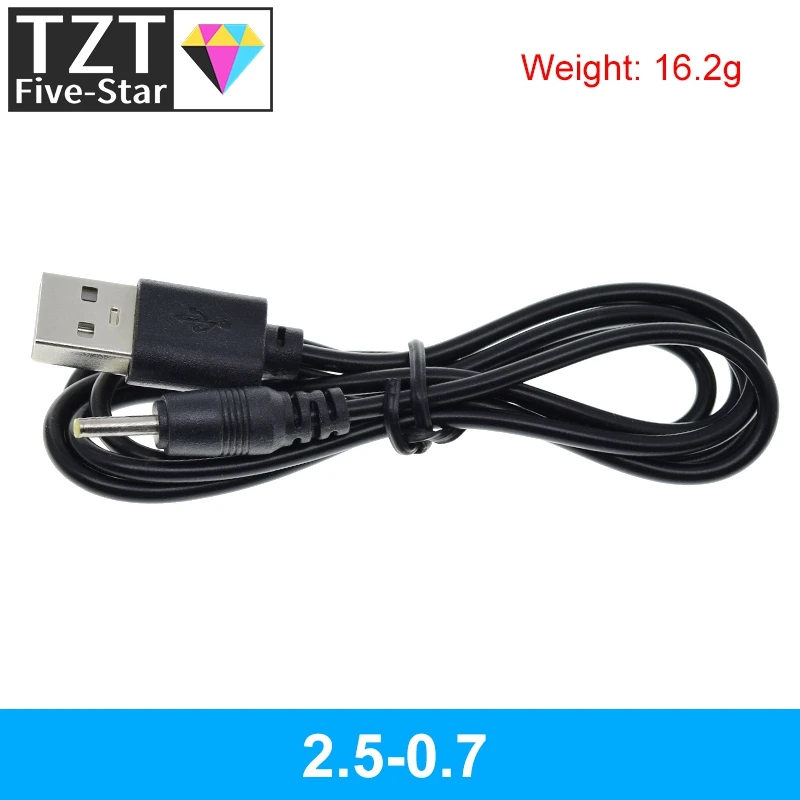 TZT 1/3PCS 1M USB-Anschluss zu 2.0*0.6mm 2.5*0.7mm 3.5*1.35mm 4.0*1.7mm 5.5*2.1mm 5V DC-Stromkabel-Stecker – Detail 8