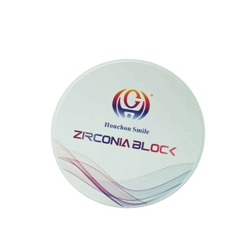 

HONCHON Dental Zirconia Disc 4D Plus Multilayer Block 98/95/89mm for Wieland Roland System 16 Shades and Bleach