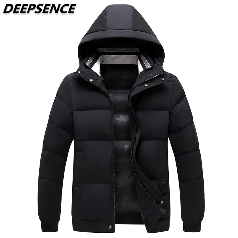 Men Winter Jacket Coats Thick Warm Outdoor Csual Windproof Cotton Cloting Fashion Sports Hooded Jacket For Men M-4XL