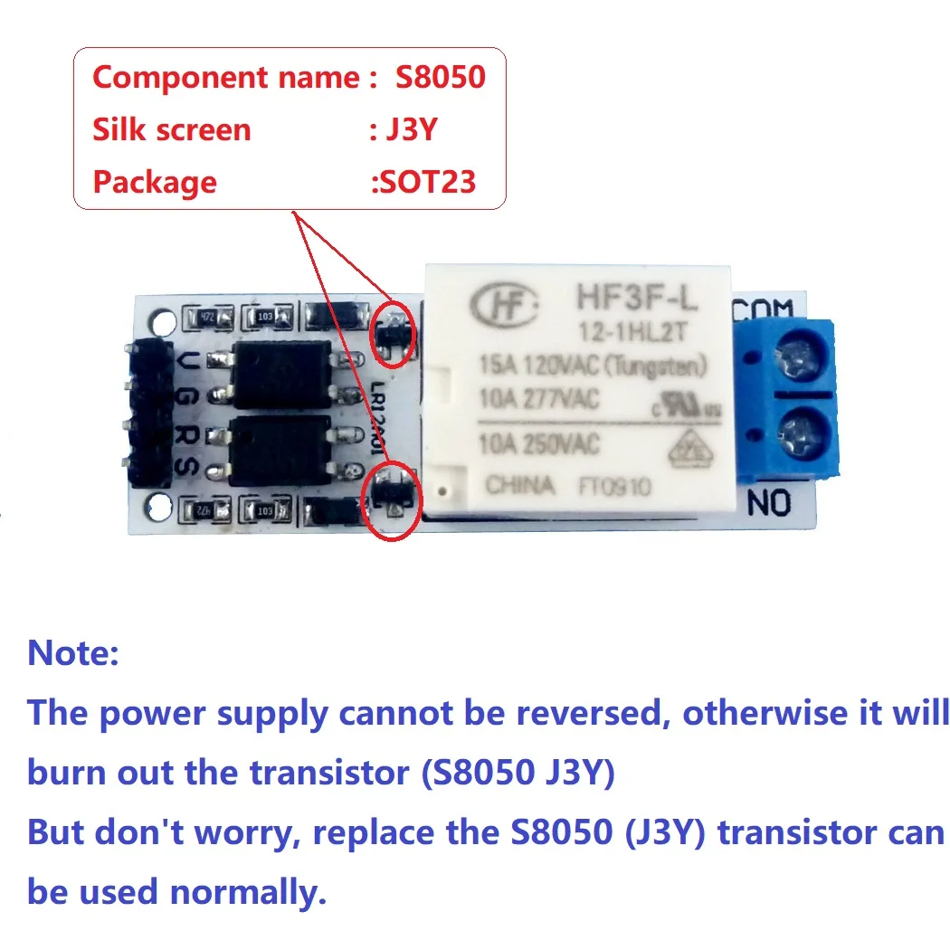 Zero Power Hold Switch Bistable Self-locking Board for LED Motor CCTV PTZ DC 12V 10A Magnetic Latching Relay Module