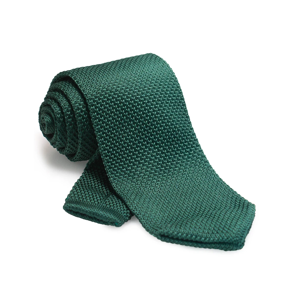 Neuer Stil, modische Herren-Krawatte in Uni-Farbe, 8 cm, gestrickte Krawatten, Baumwollkrawatten für Herren, Business-Hochzeitskrawatte, Accessoires, Geschenk – Detail 8