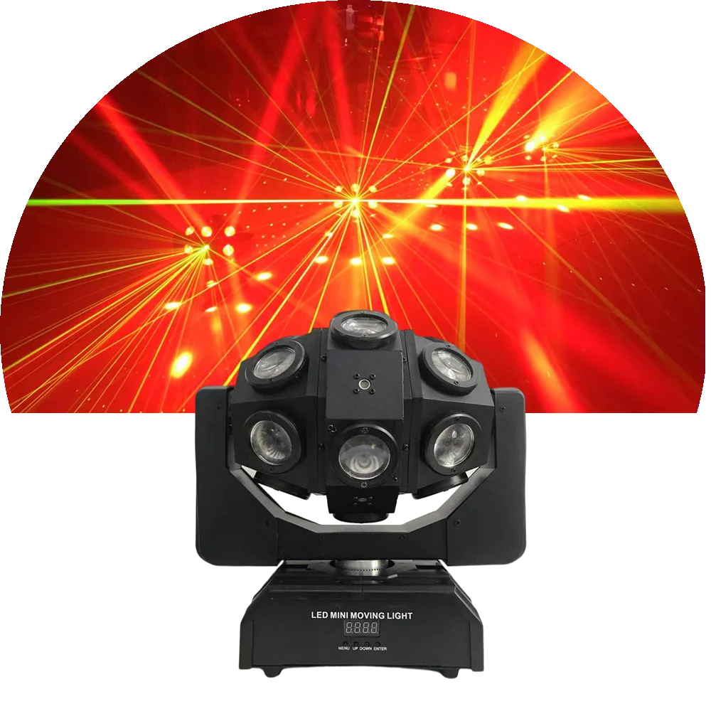 Dmx Party Stage Light RGBW 4in1 18x10w Beam Laser Led Moving Head