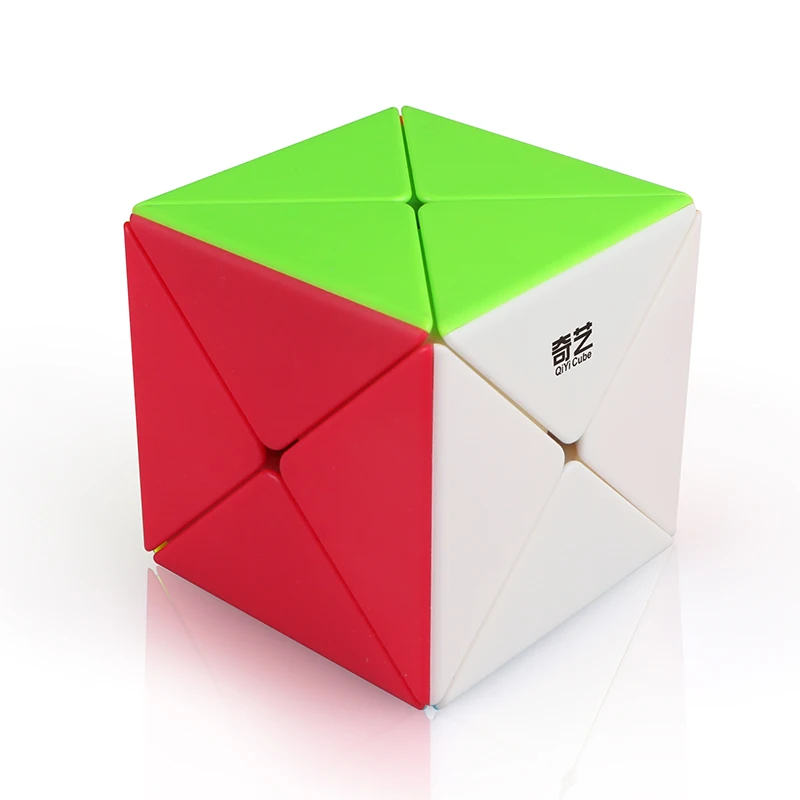 Qiyi X Magic Cube Stickerless 2x2x2 Cubo Magico Speed Cube Qiyi Warrior Stickerless Puzzle Toys For Children Adults