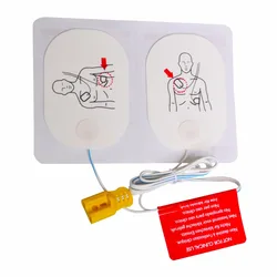 Health Care 2Pairs/Lot Adult Training Replacement Pads AED Training Model Universal Trainer First Aid Rescue Survival Kit