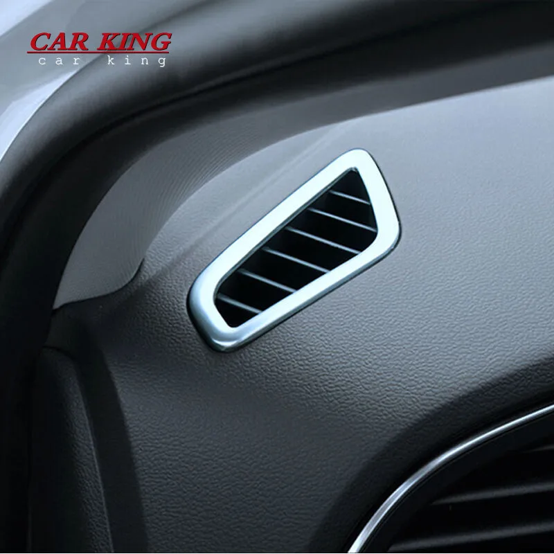 

For Hyundai Elantra 2016 2017 Car Air Conditioning Vent Outlet Covers Output Trim Cover Auto Frame Stickers On Car Styling 2pcs