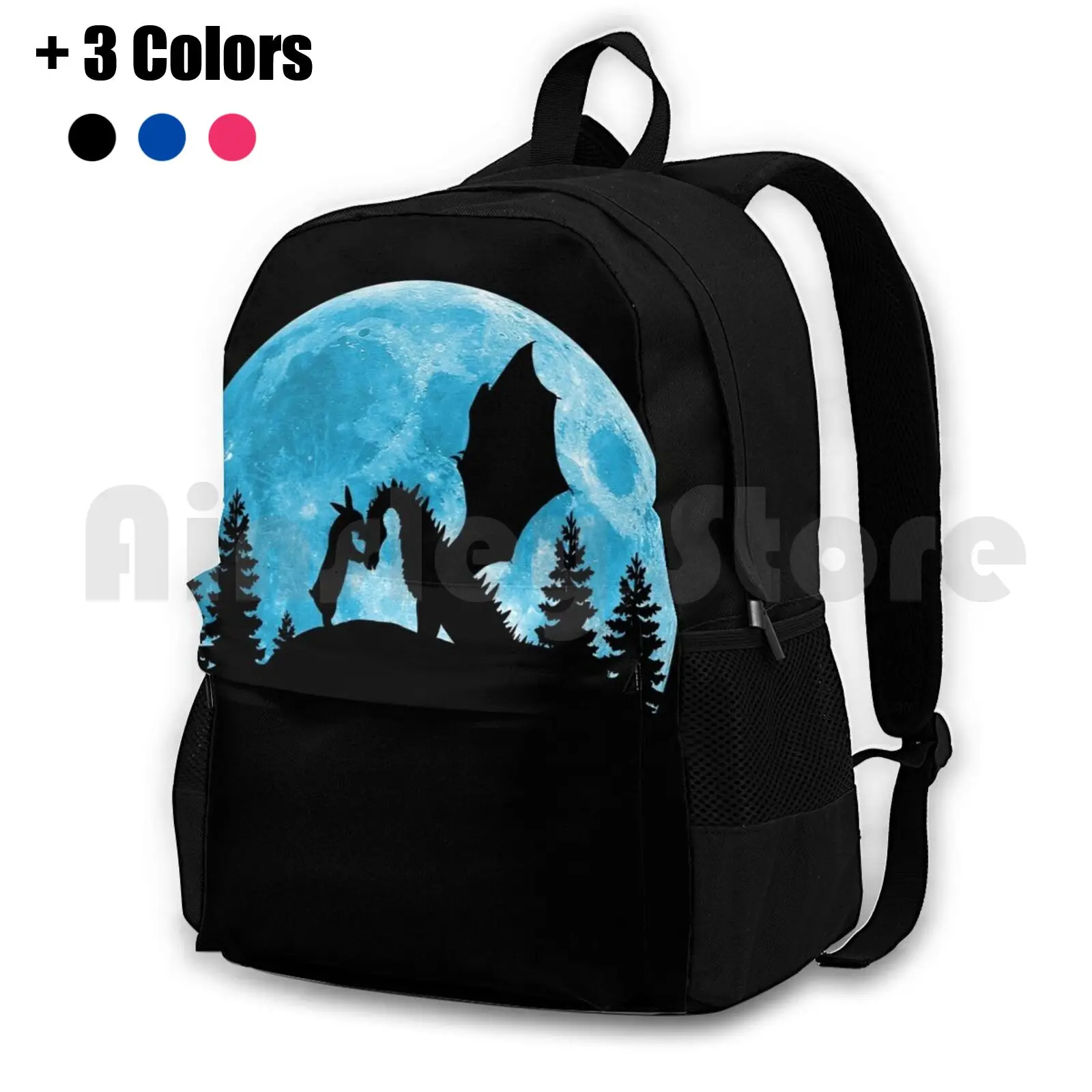 Friendship Of A Outdoor Hiking Backpack Waterproof Camping Travel Friendship Frind Bunny Rabbit Dragon