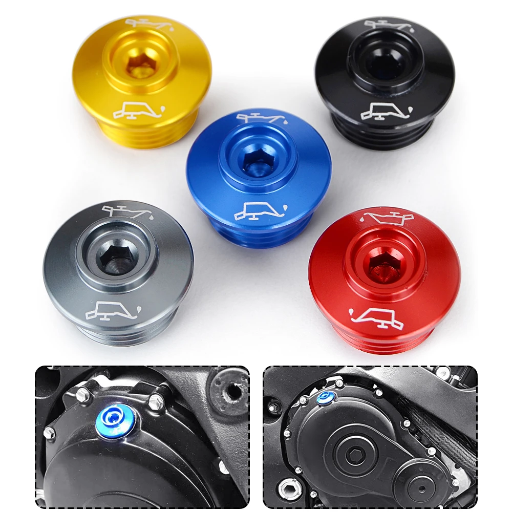 For BMW S1000R S1000RR S 1000 R S1000XR 2015-2019 Motorcycle Accessories CNC Engine Oil Filler Screw Cover Plug M24*2