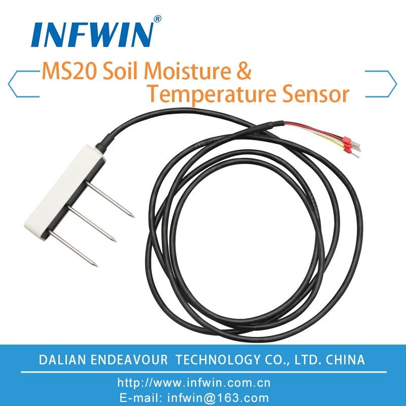 Sensor de Umidade do Solo Umidade do Solo & Sensor de Temperatura Sensor de Umidade do Solo Ms20
