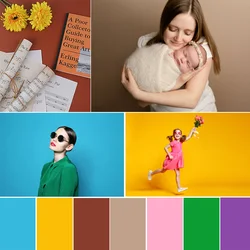 Mocsicka-fondos de Color sólido para fotografía de adultos y niños, accesorios de arte para sesión fotográfica, retrato de recién nacido, estudio fotográfico